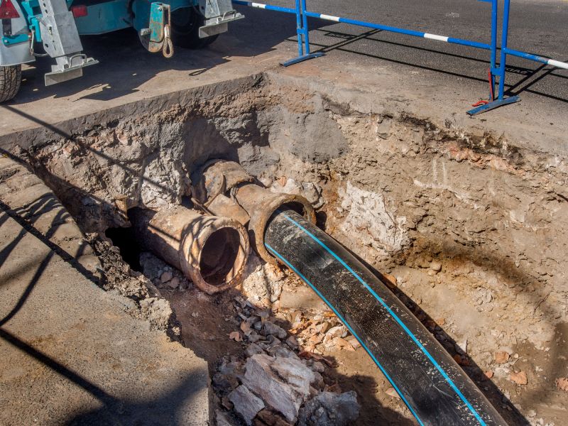Drain Line Replacement detail
